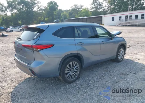 2021 Toyota Highlander Hybrid Platinum z USA, uszkodzony, nr VIN 5TDFARAHXMS011591